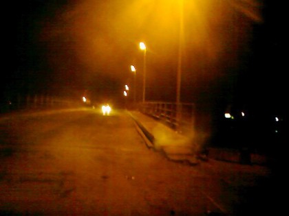 Des jets de fumée créent la panique sur le Pont de Gueth Ndar