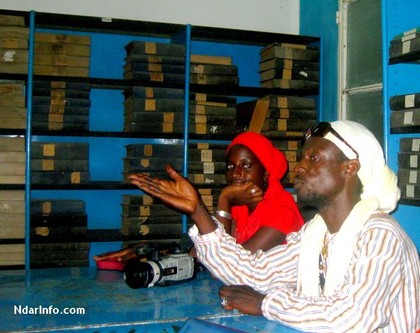 Ibrahima Ndiaye, lors de l'Assemblée générale au CDRS