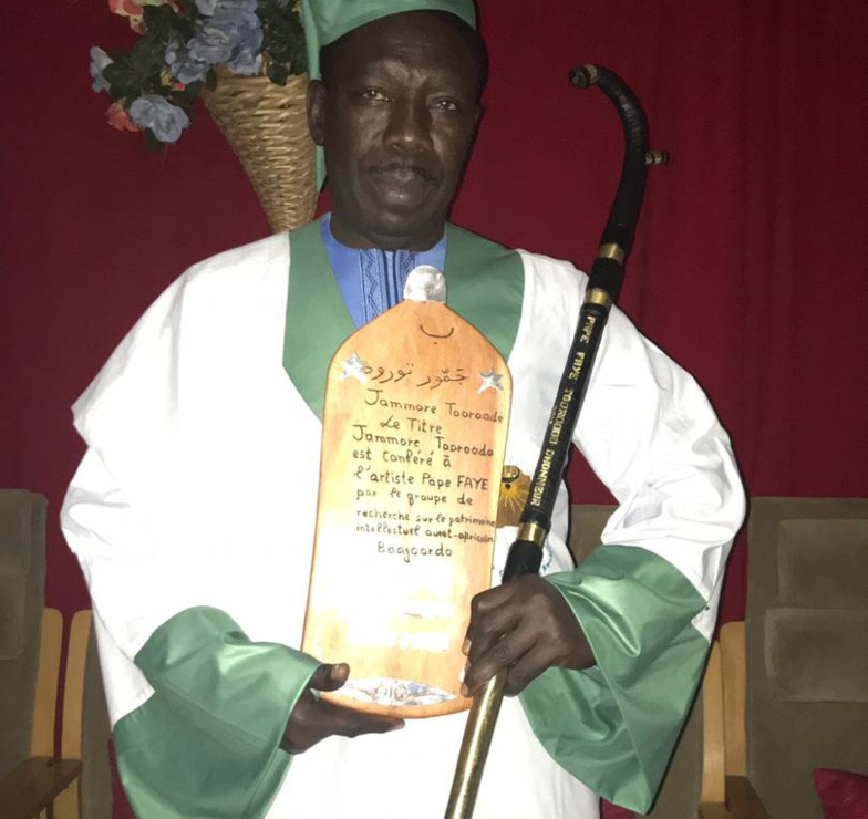 Culture : Le titre de "Tooroodo" décerné à l’artiste "Sérère" Pape Faye Culture : Le titre de "Tooroodo" décerné à l’artiste "Sérère" Pape Faye