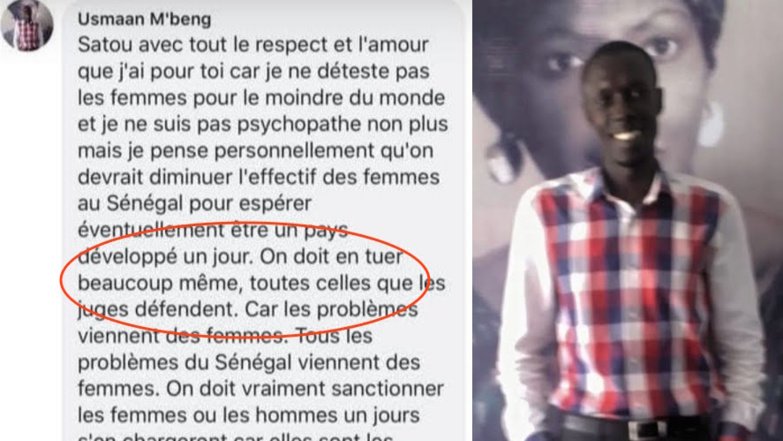 Appel à tuer les femmes : la procureur demande 6 mois de prison ferme contre Ousmane Mbengue Appel à tuer les femmes : la procureur demande 6 mois de prison ferme contre Ousmane Mbengue