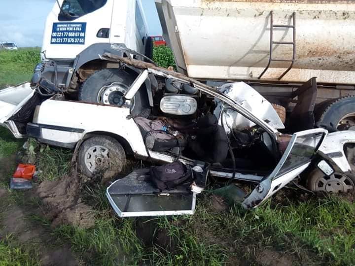 Axe Oussouye Kaleane: un accident fait 6 morts sur le coup Axe Oussouye Kaleane: un accident fait 6 morts sur le coup