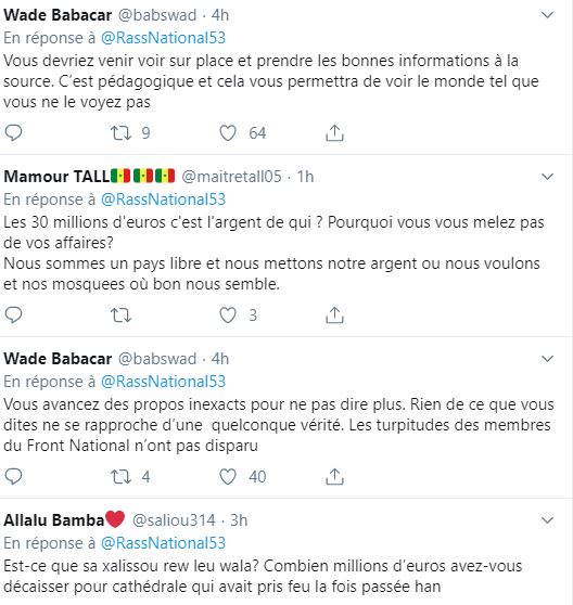 RASSEMBLEMENT NATIONAL DE MARINE LE PEN : Jean-Michel Cadenas s’attaque à Massalikoul Djinane RASSEMBLEMENT NATIONAL DE MARINE LE PEN : Jean-Michel Cadenas s’attaque à Massalikoul Djinane