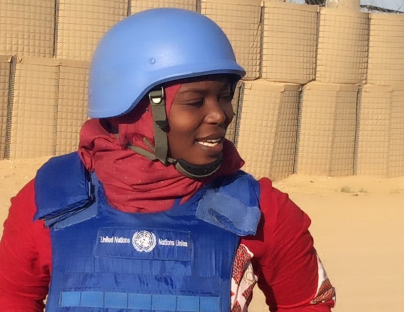 MINUSMA/KIDAL : la Saint-Louisienne Awa FAYE, la paix, une conviction ... MINUSMA/KIDAL : la Saint-Louisienne Awa FAYE, la paix, une conviction ...