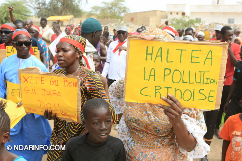 Pollution : derniers avertissements à l’usine chinoise de Keur BARKA… Pollution : derniers avertissements à l’usine chinoise de Keur BARKA…