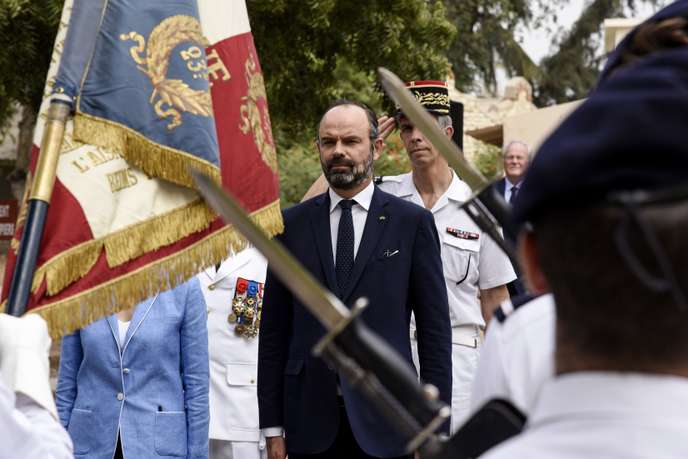 Le premier ministre français, Edouard Philippe, à Dakar, lundi 18 novembre 2019. SEYLLOU / AFP