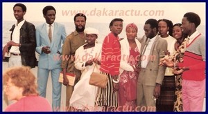 Voici Lamine Ba, Elhadji Diouf et Macky Sall en 1985 à l'université de Dakar