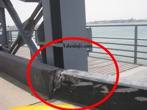 Alerte : Des automobilistes imprudents égratignent le pont Faidherbe Alerte : Des automobilistes imprudents égratignent le pont Faidherbe