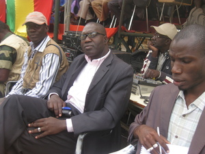 Moussa Oumar Gueye(Sud FM), Babacar Niang(Zik FM) et Abdou Boye(2STV) Moussa Oumar Gueye(Sud FM), Babacar Niang(Zik FM) et Abdou Boye(2STV)