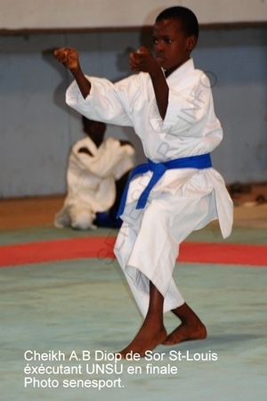 KARATE : CHAMPIONNAT DU SENEGAL KATAS: Mamadou Lamine Fall de Sor Saint-Louis remporte la finale chez les cadets KARATE : CHAMPIONNAT DU SENEGAL KATAS: Mamadou Lamine Fall de Sor Saint-Louis remporte la finale chez les cadets