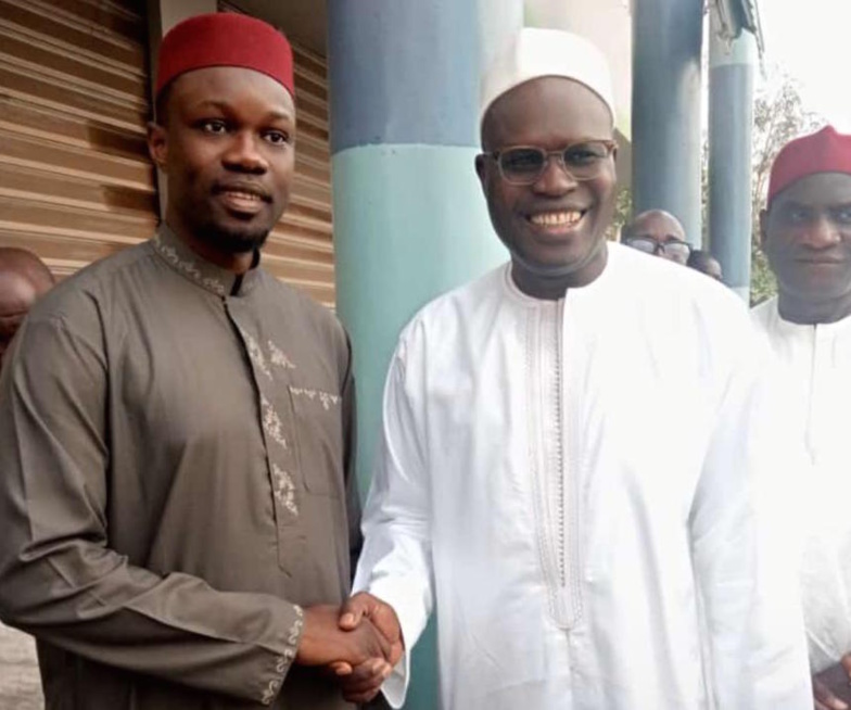 SONKO - KHALIFA SALL : " Macky SALL, la cible commune ... " SONKO - KHALIFA SALL : " Macky SALL, la cible commune ... "