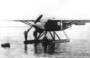 Le 13 mai 1930,  Jean Mermoz à bord d'un hydravion Latécoère, reliait Saint-Louis du Sénégal à Natal(Brésil), en 52 heures