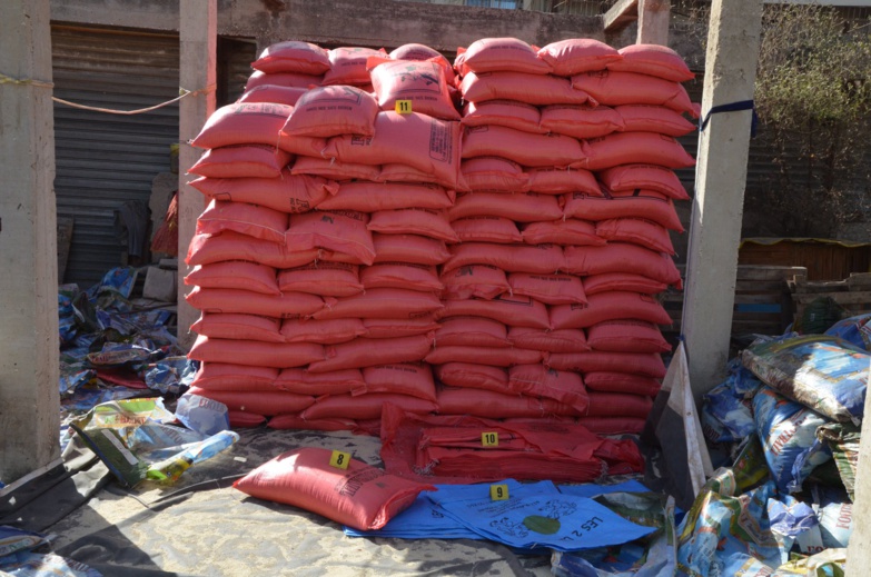 Saisie de plus de 150 tonnes de riz impropre à la consommation (Photos)