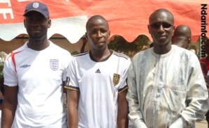 Adama Kane Diallo, président de la Jeres( à droite)