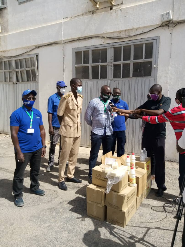 Saint Louis/ Covid-19 : la SEN’EAU apporte son soutien au comité régional de gestion de la pandémie Saint Louis/ Covid-19 : la SEN’EAU apporte son soutien au comité régional de gestion de la pandémie