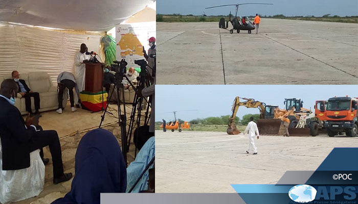 Le site de l’aéroport de Saint-Louis remis à la société tchèque en charge des travaux de reconstruction