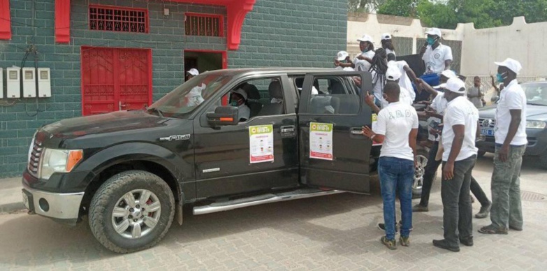 RIPOSTE CONTRE LA COVID-19 : les jeunes du Docteur Ahmadou DIA sur le terrain (photos)