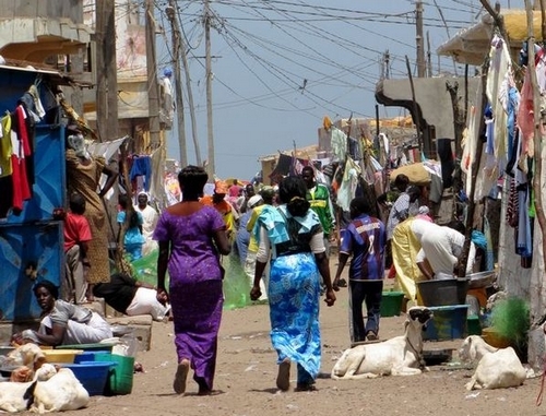 Guet-Ndar : des familles de plus de cent membres. Guet-Ndar : des familles de plus de cent membres.