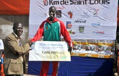 10km de Saint-Louis: Une prime d'1 million 500 mille FCFA sera remise au vainqueur (communiqué). 10km de Saint-Louis: Une prime d'1 million 500 mille FCFA sera remise au vainqueur (communiqué).