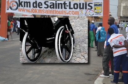 Les personnes handicapées se disent ‘’ discriminées’’ par les organisateurs des 10 km de Saint-Louis.