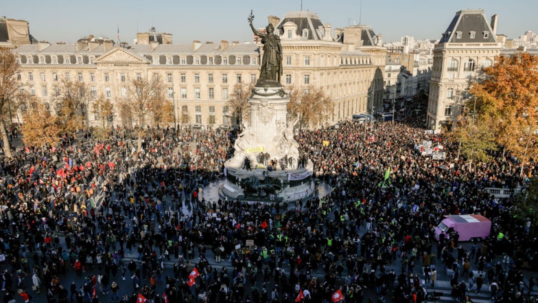 France : nombreuses manifestations contre le texte de loi "sécurité globale"