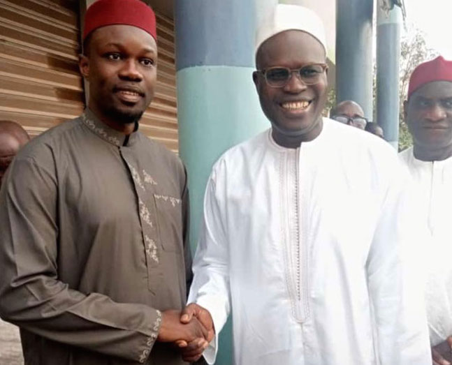 Menace de dissolution du PASTEF : Khalifa SALL apporte son soutien à Ousmane SONKO Menace de dissolution du PASTEF : Khalifa SALL apporte son soutien à Ousmane SONKO
