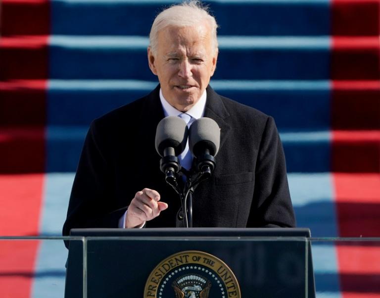 Etats-Unis: intégralité du discours d’investiture de Joe Biden