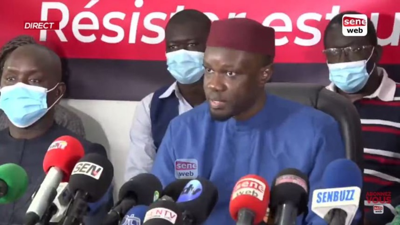 Ousmane Sonko invoque son droit à la résistance et dézingue le “triangle des Bermudes judiciaire” Ousmane Sonko invoque son droit à la résistance et dézingue le “triangle des Bermudes judiciaire”