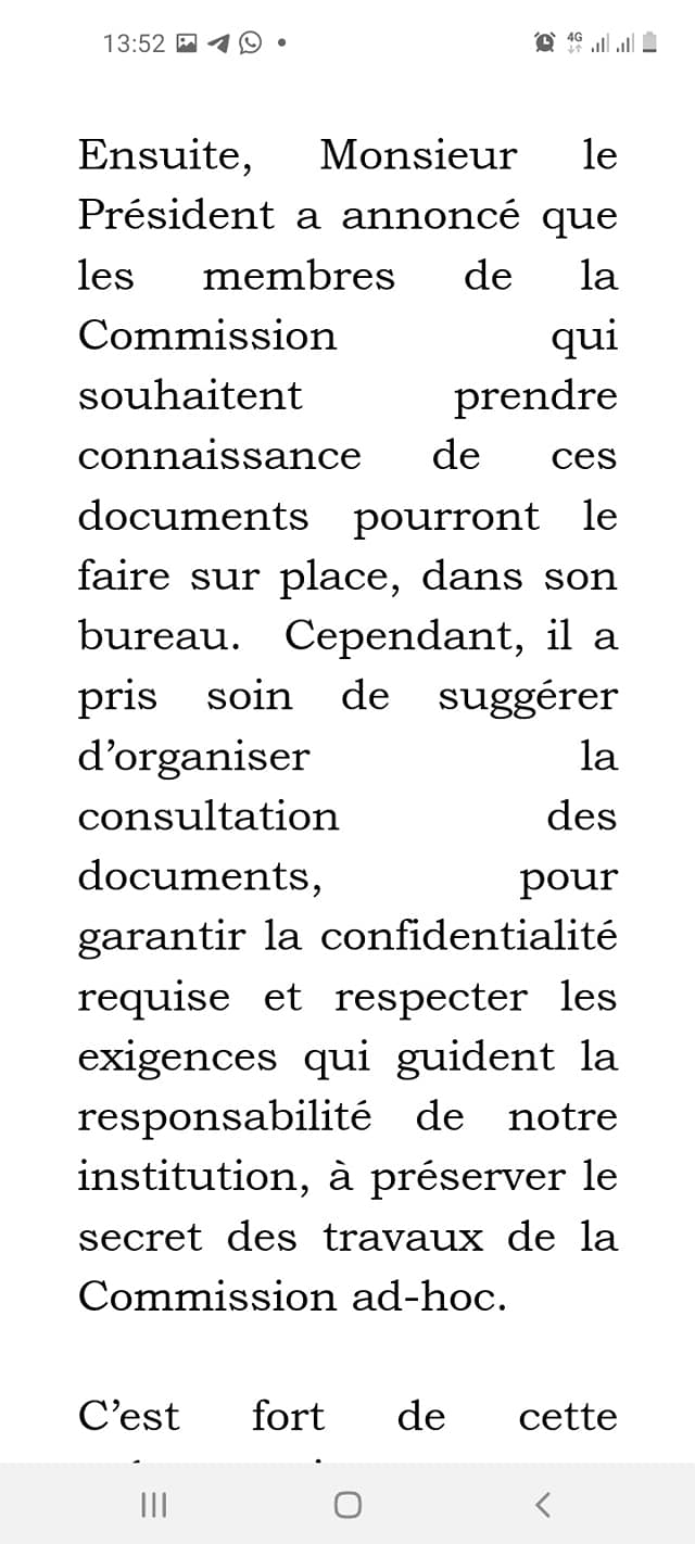 Moustapha Niass a caché le rapport de la Gendarmerie et le certificat médical de Adji Sarr aux députés