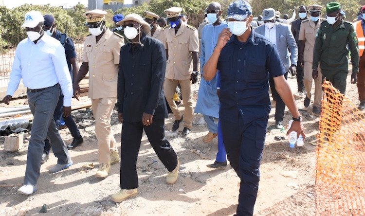 Lutte contre les inondations : En visite à Keur Massar, le ministre Oumar GUEYE se dit satisfait du niveau d'exécution des travaux (photos)