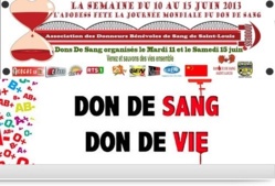 Saint-Louis : l’ADOBESS célèbre la journée mondiale du don de sang, ce 14 juin.