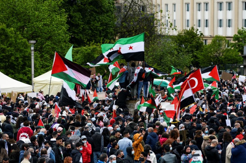 À Londres, Madrid, Tunis, Bagdad... De nombreuses manifestations en soutien au peuple palestinien À Londres, Madrid, Tunis, Bagdad... De nombreuses manifestations en soutien au peuple palestinien