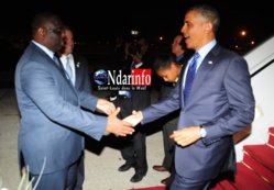 L'arrivée d'Obama en Photos.