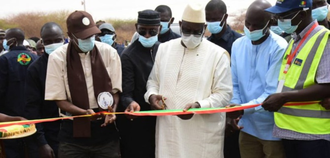 île à Morphil : Macky Sall Inaugure la route Carrefour Rn2-Médina Ndiathbé-Cas Cas-Saldé-Pété