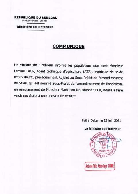 Macky nomme un mort, Antoine DIOME corrige