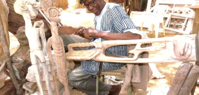 Peintre, sculpteur, photographe, poète … : Keïta Le Blanc, un artiste Saint-Louisien aux mille facettes 