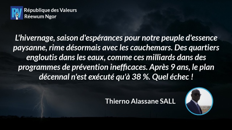 "Après 9 ans, le plan décennal n'est exécuté qu'à 38 %. Quel échec !" "Après 9 ans, le plan décennal n'est exécuté qu'à 38 %. Quel échec !"