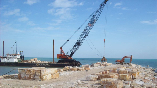 Mauritanie : l’Etat sécurise le domaine dévolu au port de Ndiago, actuellement en fin de construction