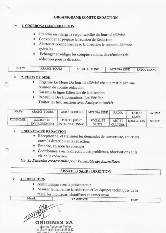 2STV (Document): Le poste de Rédacteur en chef supprimé, Cheikh Diaby claque (encore) la porte