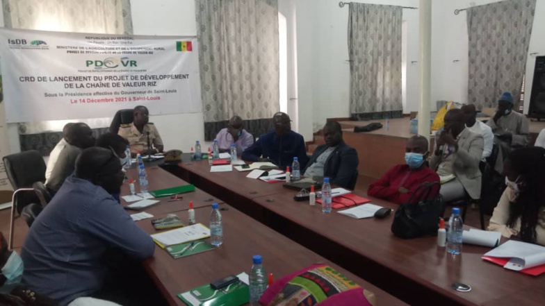 Le Projet de Développement de la Chaine de Valeur Riz lancé à Saint-Louis Le Projet de Développement de la Chaine de Valeur Riz lancé à Saint-Louis