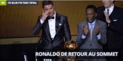 Cristiano Ronaldo, sacré ballon d'or Cristiano Ronaldo, sacré ballon d'or