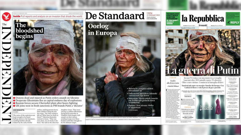 Guerre en Ukraine : Helena, visage des premiers bombardements Guerre en Ukraine : Helena, visage des premiers bombardements