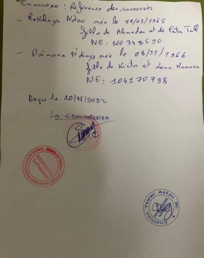 Liste nationale de Bby : Déthié FALL révèle des cas de non-respect de la parité - photos Liste nationale de Bby : Déthié FALL révèle des cas de non-respect de la parité - photos