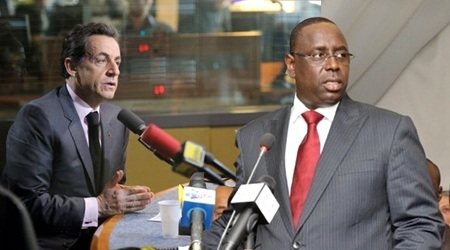 Macky s'est entretenu avec Sarkozy au Palais Macky s'est entretenu avec Sarkozy au Palais