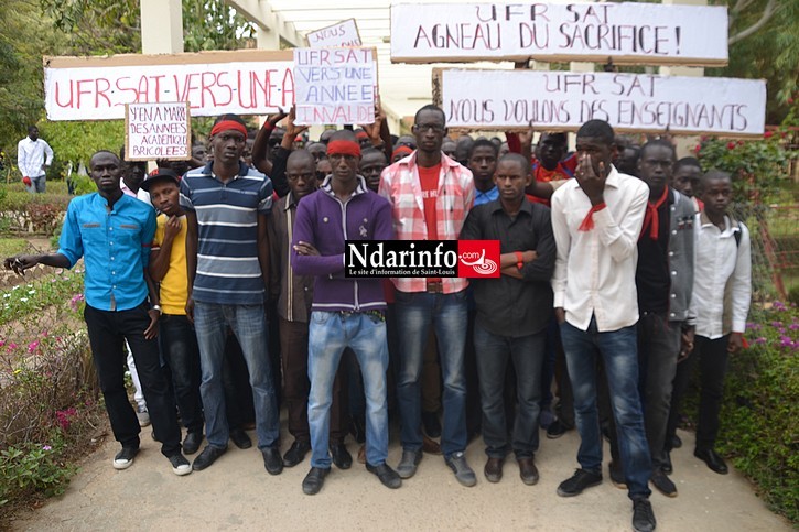 UGB : Les étudiants de l’UFR SAT très en colère (vidéo)