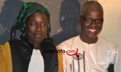Mme SALL et son époux, après la délibération.