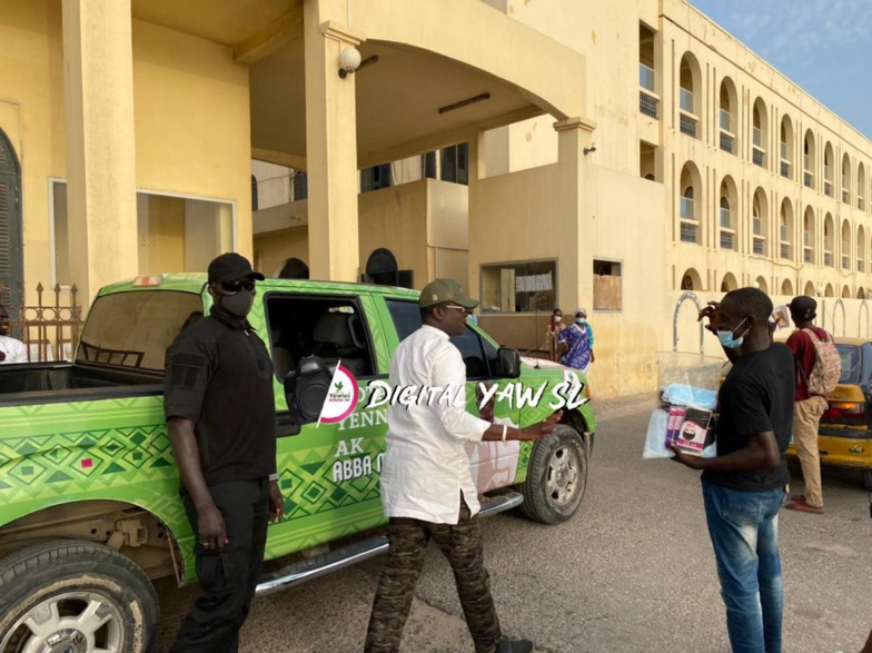 Accident de la Caravane de WALLU : Abba MBAYE au chevet des blessés - photos Accident de la Caravane de WALLU : Abba MBAYE au chevet des blessés - photos