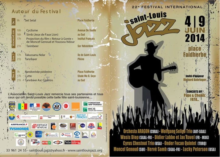 Voici le programme de la 22e édition du Festival de Jazz de Saint-Louis