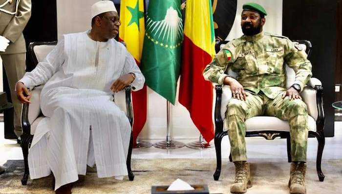 Visite de Macky Sall au Mali – Colonel Assimi GOÏTA : " Nous avons convenu de renforcer la coopération entre le Mali et Sénégal"