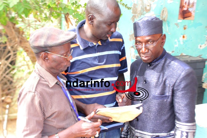 Me Ibrahima Diop, présdient de l'association Saint-Louis Jazz, Fara Tall, vice-président et "Prési" chargé du protocole Me Ibrahima Diop, présdient de l'association Saint-Louis Jazz, Fara Tall, vice-président et "Prési" chargé du protocole