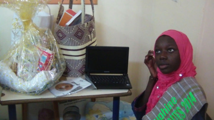 CONCOURS MISS MATHS ÉDITION 2014: Mame Kany Touré de Saint-Louis, 2ème Dauphine au concours national de Miss Mathématiques.